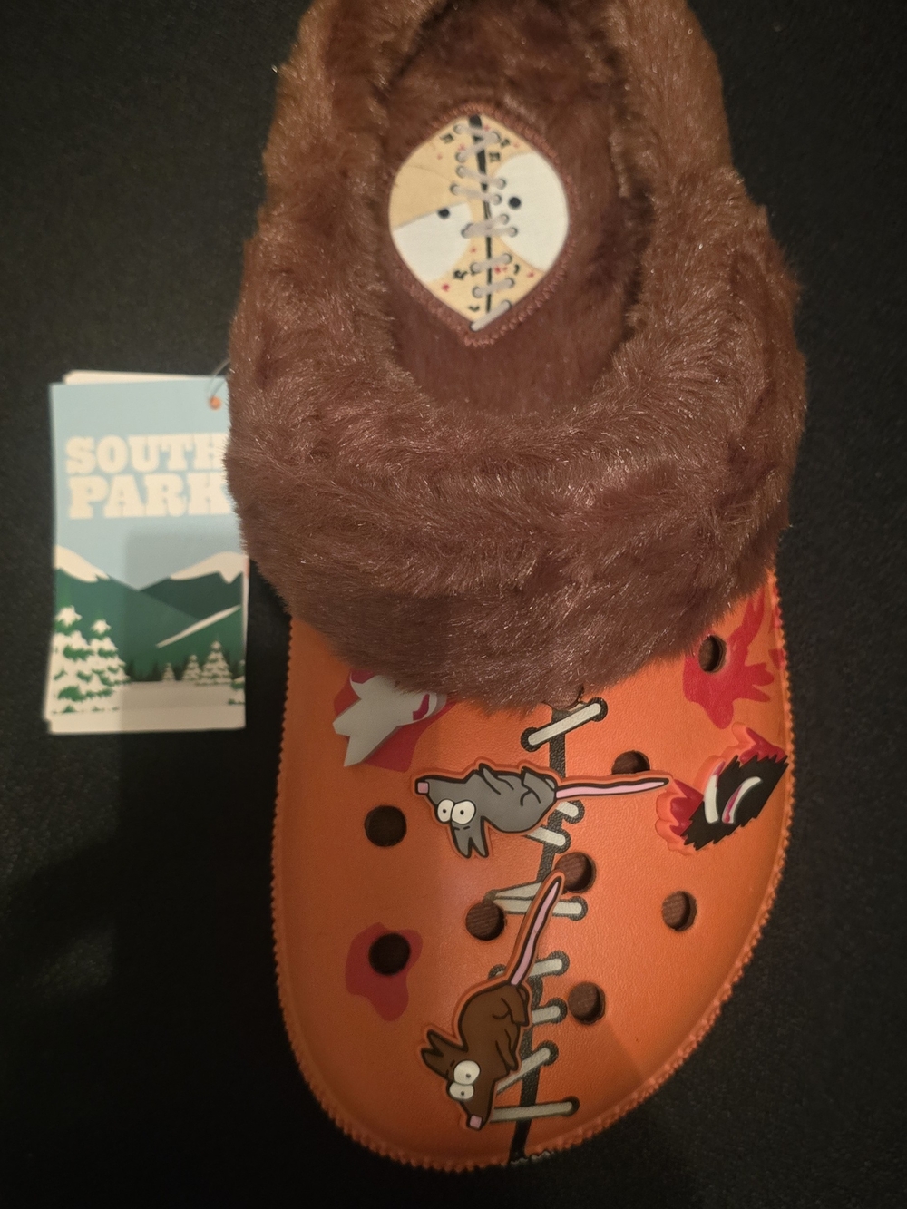 South Park Kenny Orange Faux-Fur Lined Crocs